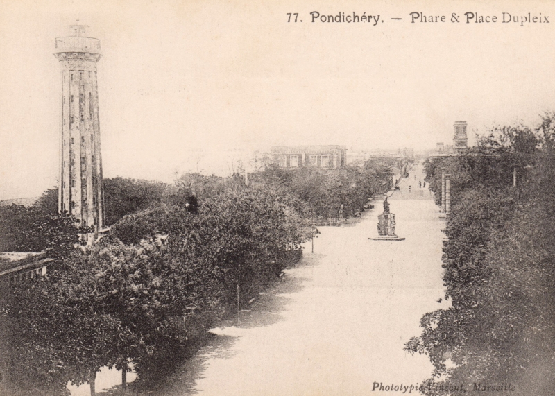 06-05 - Pondichery - rue Dumas et place Dupleix